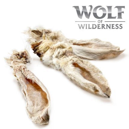 Wolf of Wilderness Dried Rabbit Ears with Fur