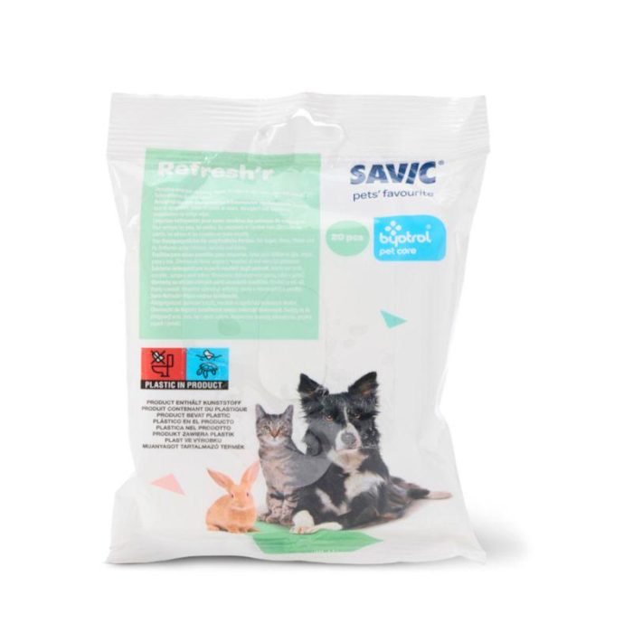 Savic Refresh'r Wipes Sensitive