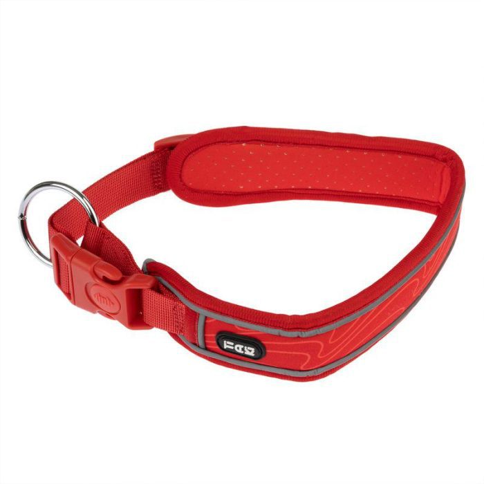 TIAKI Dog Collar Soft and Safe, red