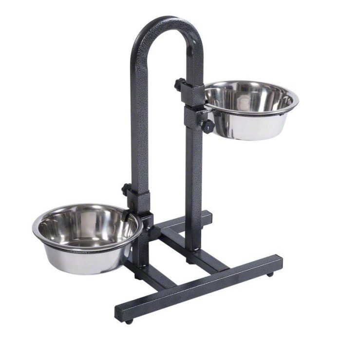 U-Shaped Dog Bowl Stand
