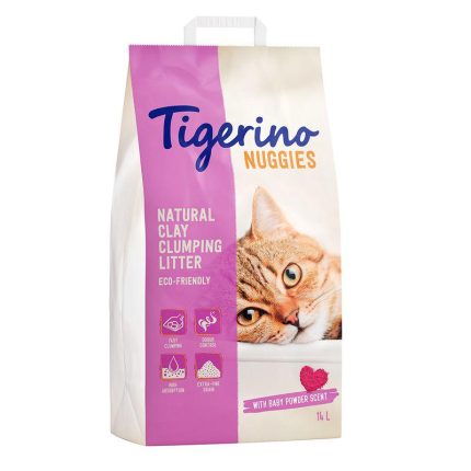 Tigerino Nuggies Cat Litter Baby Powder Scent