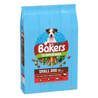 Bakers Adult Small Dog with Tasty Beef & Country Vegetables