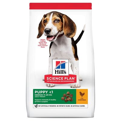 Hill’s Science Plan Puppy <1 Medium with Chicken