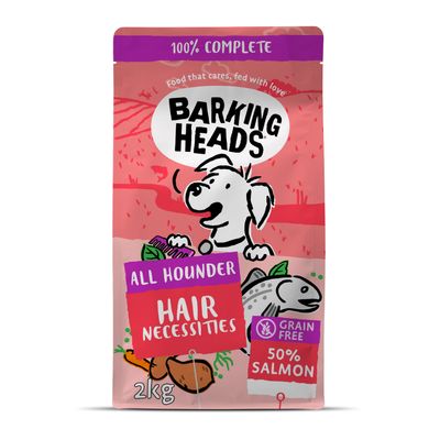 Hair care dog food salmon