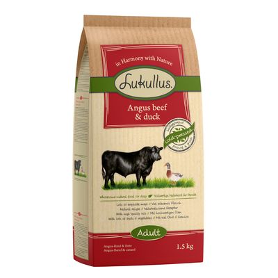 Lukullus beef and duck food