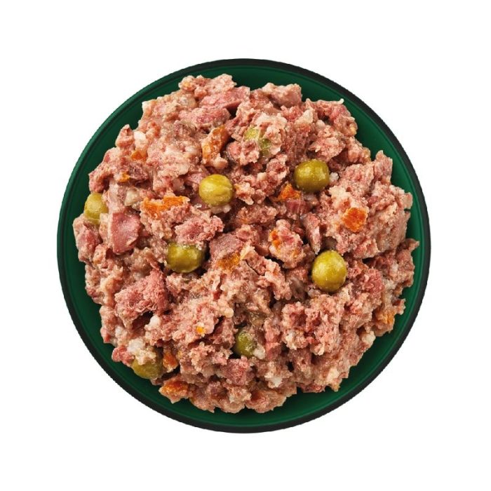 Chicken and veg dog food